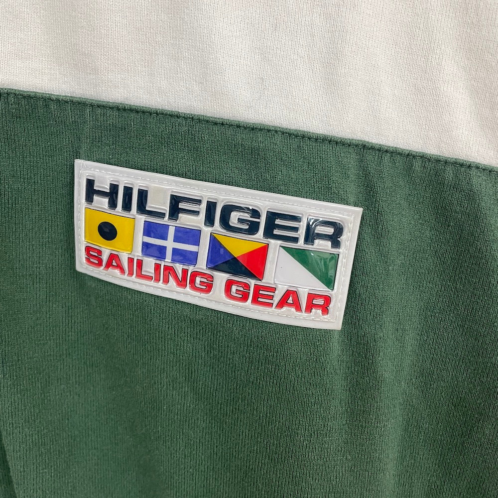 90s vintage TOMMY HILFIGER トミーヒルフィガー SAILING GEAR ラガーシャツ 長袖