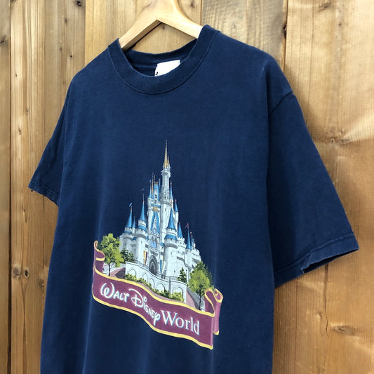 Walt Disney World ウォルトディズニーワールド Disney ディズニー シンデレラ城 プリントTシャツ 半袖 カットソー