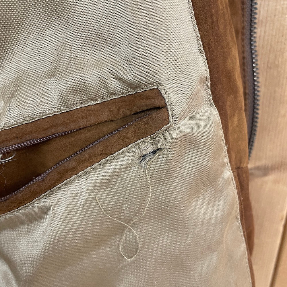 GOLDEN BEAR ゴールデンベアー オールレザー スタジャン ヌバック ジャケット レザージャケット ジップアップ