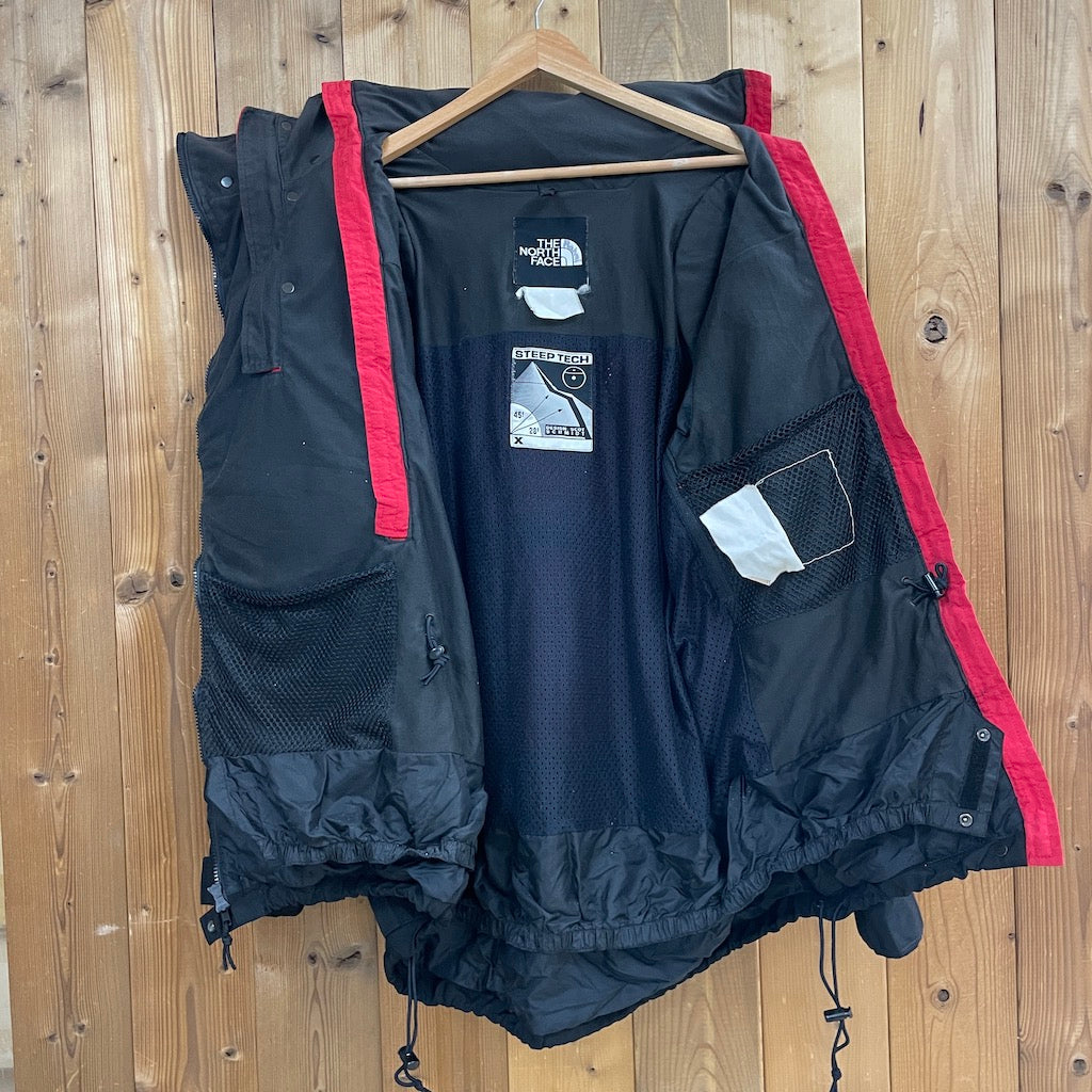 90s vintage THE NORTH FACE ノースフェイス STEEP TECH スティープテック ナイロンジャケット マウンテンパーカー スキーウェア