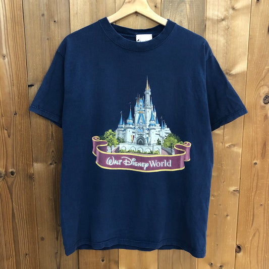 Walt Disney World ウォルトディズニーワールド Disney ディズニー シンデレラ城 プリントTシャツ 半袖 カットソー