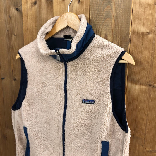 90s vintage USA製 patagonia パタゴニア ボアフリースベスト PEF ジップアップ