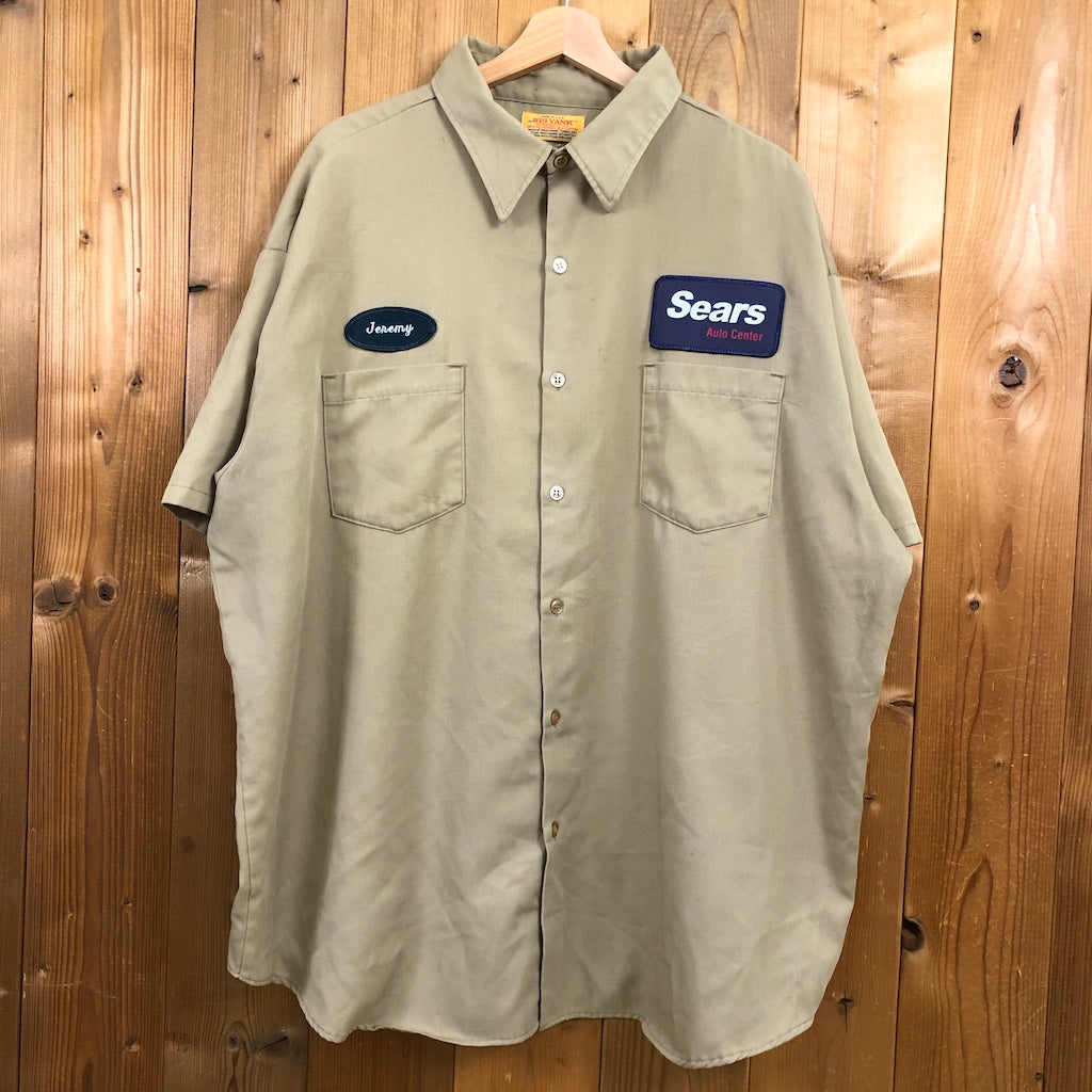 USA製 BIG YANK ビッグヤンク Sears シアーズ ワークシャツ 半袖シャツ