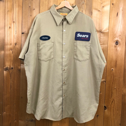 USA製 BIG YANK ビッグヤンク Sears シアーズ ワークシャツ 半袖シャツ