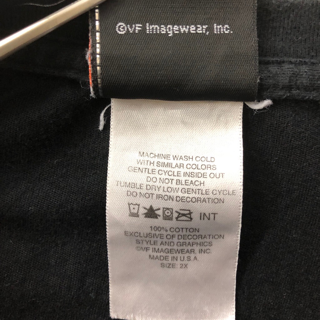 USA製 HARLEY-DAVIDSON ハーレーダヴィッドソン レディース Vネック プリントTシャツ 半袖 カットソー 2012年