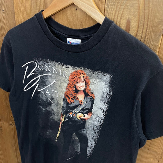 80s vintage USA製 Hanes ヘインズ BONNIE RAITT Tプリントシャツ 半袖