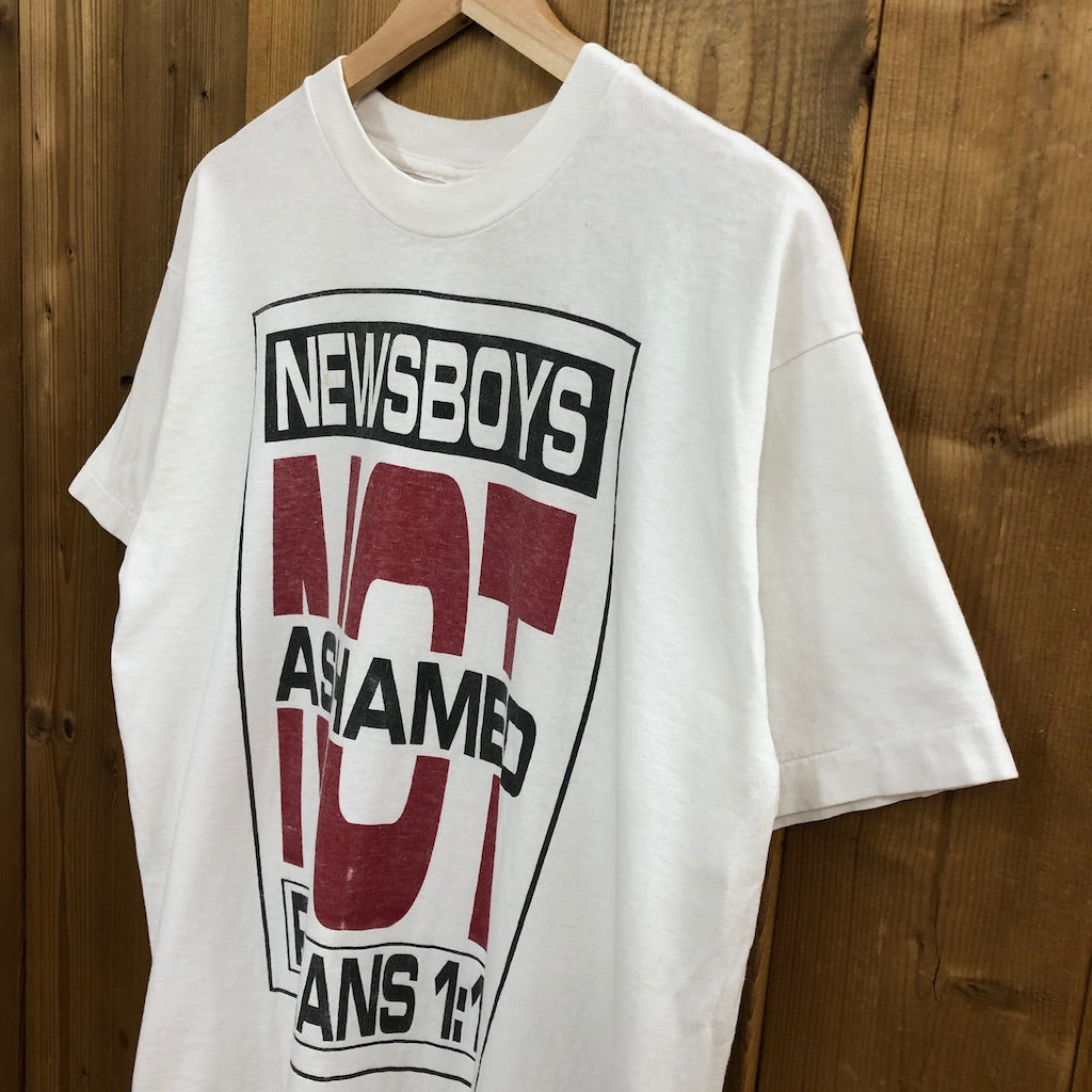 90s vintage USA製 NEWSBOYS ニュースボーイズ プリントTシャツ ツアーT バンドT