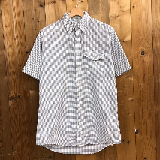 80s vintage USA製 L.L.Bean エルエルビーン BDシャツ ボタンダウン 半袖シャツ